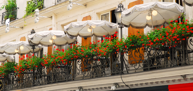 Cafe with Balcony Patio