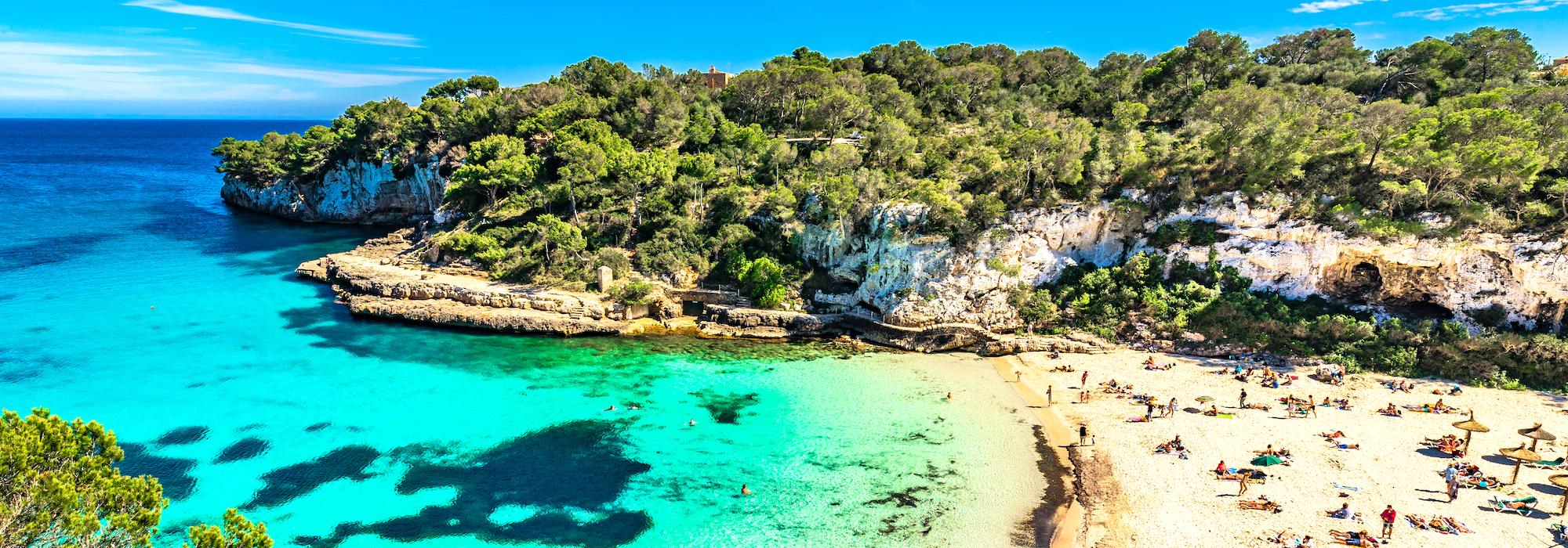 Cala Llombards Santanyi beach, Majorca