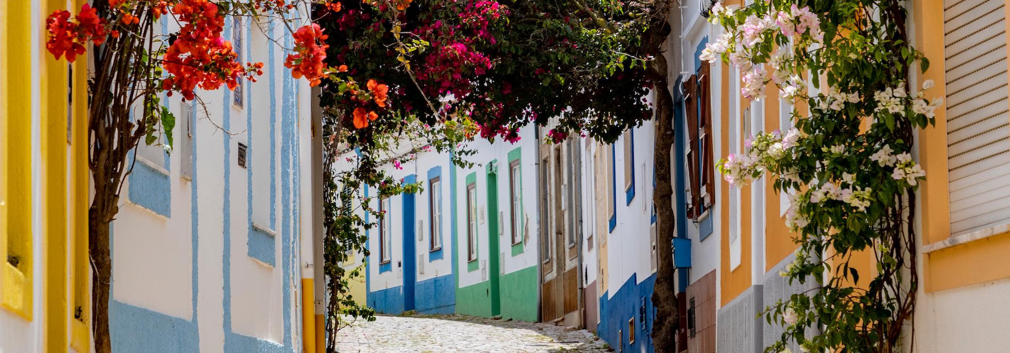 Alleys of Ferragudo, Portugal